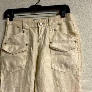 100% linen , Joes jeans use one time only